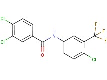 3,4-dichloro-N-[4-chloro-3-(trifluoromethyl)phenyl]benzamide