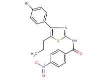 N-[4-(4-bromophenyl)-5-propyl-1,3-thiazol-2-yl]-4-nitrobenzamide