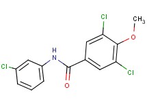3,5-dichloro-N-(3-chlorophenyl)-4-methoxybenzamide