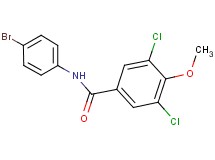 N-(4-bromophenyl)-3,5-dichloro-4-methoxybenzamide