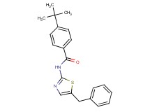 N-(5-benzyl-1,3-thiazol-2-yl)-4-tert-butylbenzamide