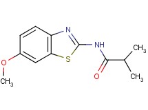 N-(6-methoxy-1,3-benzothiazol-2-yl)-2-methylpropanamide