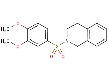 2-[(3,4-dimethoxyphenyl)sulfonyl]-1,2,3,4-tetrahydroisoquinoline