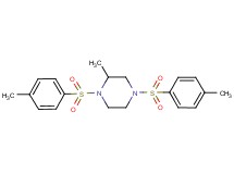 2-methyl-1,4-bis[(4-methylphenyl)sulfonyl]piperazine