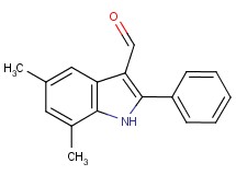 5,7-dimethyl-2-phenyl-1H-indole-3-carbaldehyde
