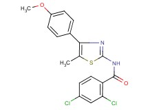2,4-dichloro-N-[4-(4-methoxyphenyl)-5-methyl-1,3-thiazol-2-yl]benzamide