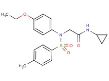 N~1~-cyclopropyl-N~2~-(4-ethoxyphenyl)-N~2~-[(4-methylphenyl)sulfonyl]glycinamide