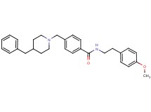 4-[(4-benzyl-1-piperidinyl)methyl]-N-[2-(4-methoxyphenyl)ethyl]benzamide