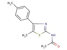 N-[5-methyl-4-(4-methylphenyl)-1,3-thiazol-2-yl]acetamide