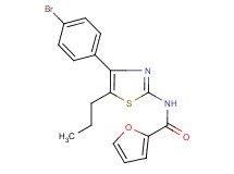 N-[4-(4-bromophenyl)-5-propyl-1,3-thiazol-2-yl]-2-furamide