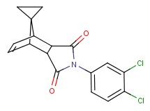 4'-(3,4-dichlorophenyl)-4'-azaspiro[cyclopropane-1,10'-tricyclo[5.2.1.0~2,6~]decane]-8'-ene-3',5'-dione