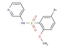 5-bromo-2-methoxy-N-3-pyridinylbenzenesulfonamide