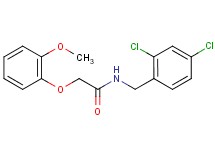 N-(2,4-dichlorobenzyl)-2-(2-methoxyphenoxy)acetamide
