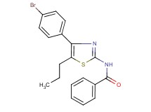 N-[4-(4-bromophenyl)-5-propyl-1,3-thiazol-2-yl]benzamide
