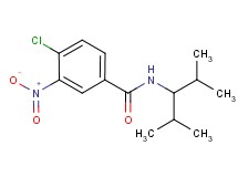 4-chloro-N-(1-isopropyl-2-methylpropyl)-3-nitrobenzamide