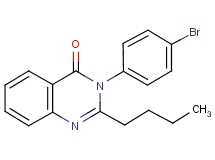 3-(4-bromophenyl)-2-butyl-4(3H)-quinazolinone