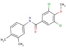 3,5-dichloro-N-(3,4-dimethylphenyl)-4-methoxybenzamide