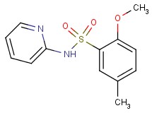 2-methoxy-5-methyl-N-2-pyridinylbenzenesulfonamide