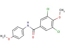 3,5-dichloro-4-methoxy-N-(4-methoxyphenyl)benzamide