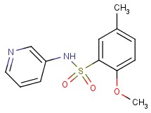 2-methoxy-5-methyl-N-3-pyridinylbenzenesulfonamide