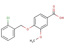4-[(2-chlorobenzyl)oxy]-3-methoxybenzoic acid
