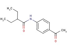 N-(4-acetylphenyl)-2-ethylbutanamide