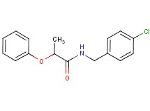 N-(4-chlorobenzyl)-2-phenoxypropanamide