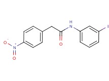 N-(3-iodophenyl)-2-(4-nitrophenyl)acetamide