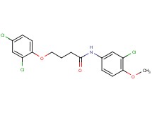 N-(3-chloro-4-methoxyphenyl)-4-(2,4-dichlorophenoxy)butanamide