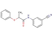 N-(3-cyanophenyl)-2-phenoxypropanamide