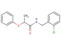N-(2-chlorobenzyl)-2-phenoxypropanamide