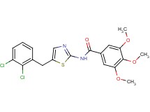 N-[5-(2,3-dichlorobenzyl)-1,3-thiazol-2-yl]-3,4,5-trimethoxybenzamide