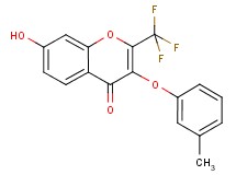 7-hydroxy-3-(3-methylphenoxy)-2-(trifluoromethyl)-4H-chromen-4-one