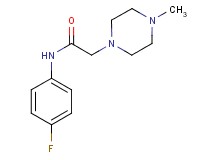 N-(4-fluorophenyl)-2-(4-methyl-1-piperazinyl)acetamide dihydrochloride