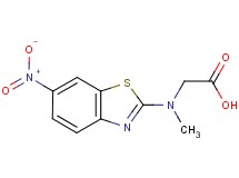 N-methyl-N-(6-nitro-1,3-benzothiazol-2-yl)glycine