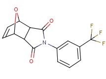 4-[3-(trifluoromethyl)phenyl]-10-oxa-4-azatricyclo[5.2.1.0~2,6~]dec-8-ene-3,5-dione