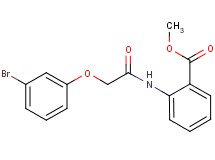 methyl 2-{[(3-bromophenoxy)acetyl]amino}benzoate