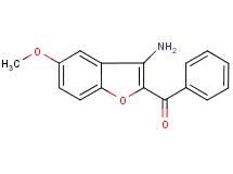 (3-amino-5-methoxy-1-benzofuran-2-yl)(phenyl)methanone