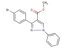 methyl 3-(4-bromophenyl)-1-phenyl-1H-pyrazole-4-carboxylate