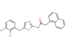 N-[5-(2,3-dichlorobenzyl)-1,3-thiazol-2-yl]-2-(1-naphthyl)acetamide