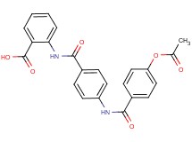 2-[(4-{[4-(acetyloxy)benzoyl]amino}benzoyl)amino]benzoic acid