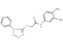 N-(3,4-dimethylphenyl)-2-[(1-phenyl-1H-tetrazol-5-yl)thio]acetamide