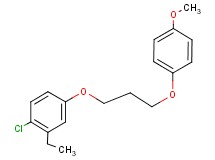 1-chloro-2-ethyl-4-[3-(4-methoxyphenoxy)propoxy]benzene