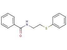 N-[2-(phenylthio)ethyl]benzamide