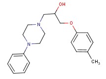 1-(4-methylphenoxy)-3-(4-phenyl-1-piperazinyl)-2-propanol