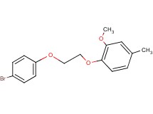 1-[2-(4-bromophenoxy)ethoxy]-2-methoxy-4-methylbenzene
