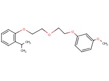 1-isopropyl-2-{2-[2-(3-methoxyphenoxy)ethoxy]ethoxy}benzene