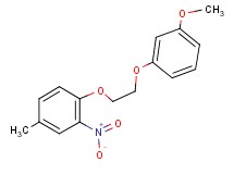 1-[2-(3-methoxyphenoxy)ethoxy]-4-methyl-2-nitrobenzene