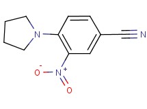 3-nitro-4-(1-pyrrolidinyl)benzonitrile