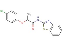 N-1,3-benzothiazol-2-yl-2-(4-chlorophenoxy)propanamide